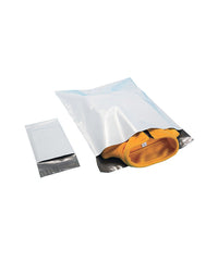 14.5" x 19" 2.5 Mil White Poly Mailers Perforated
