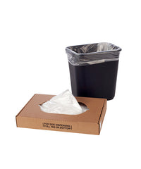 12 to 16 Gallon HD Can Liners 24" x 33", 8 Micron in Cases, Natural