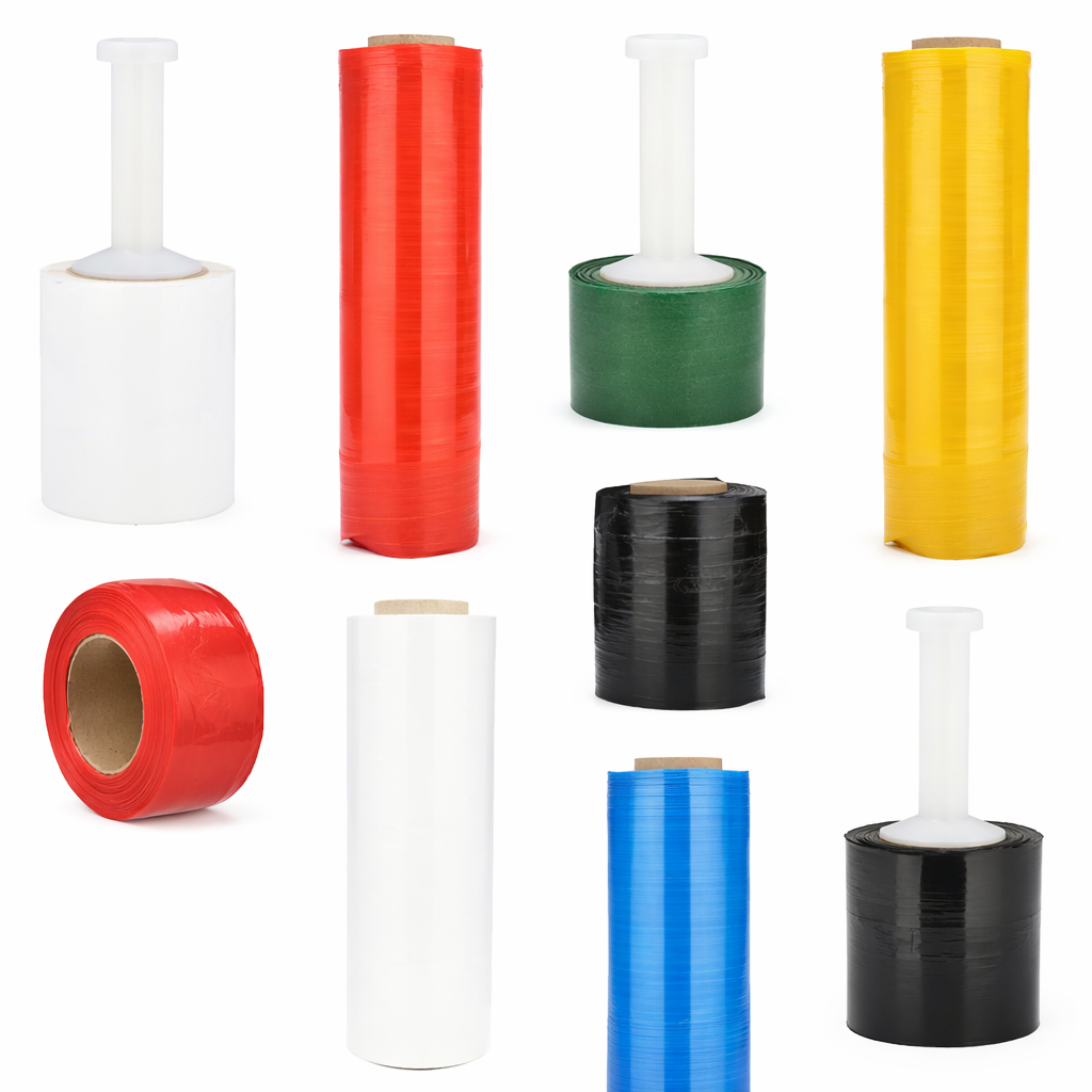 Colored Hand Wrap Stretch Film | Pallet Wrap