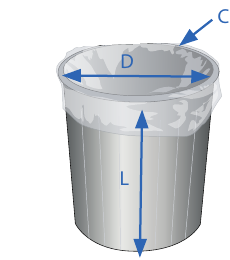Layflat Bag — Round Containers
