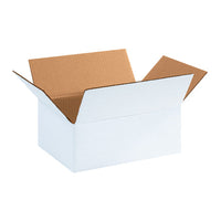 11.75" x 8.75" x 4.75" White Corrugated Boxes