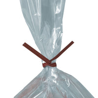 4" Red Paper Twist Ties