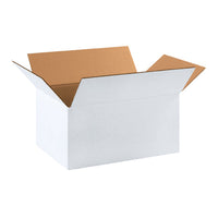 17.25" x 11.25" x 8" White Corrugated Boxes