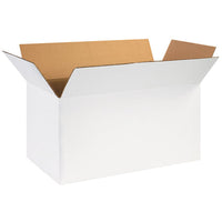 24" x 12" x 12" White Corrugated Boxes