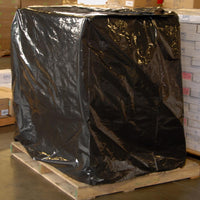 51" x 49" x 85" 3 Mil Black Pallet Covers with UVI & UVA
