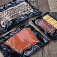 6" x 10" 3 Mil Co-Extruded Poly-Nylon Black Back Vacuum Bags