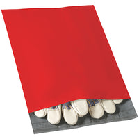 10" x 13" 2.5 Mil Red Poly Mailers