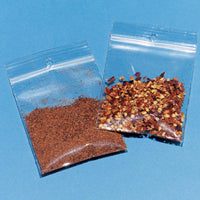 5" x 8" 2 Mil Polypropylene VaultZip Lock Reclosable Bags with Hang Holes