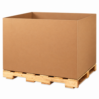 47.25" x 39.5" x 36" Corrugated Gaylord Inner Telescoping Bottom Box