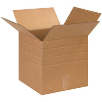 13" x 13" x 13" Corrugated Multi-Depth Boxes 11, 9, 7"