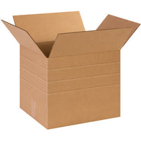 14" x 12" x 12" Corrugated Multi-Depth Boxes 10, 8, 6"