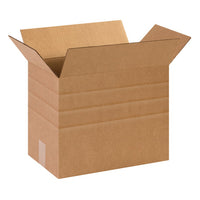 14.5" x 8.75" x 12" Corrugated Multi-Depth Boxes 10, 8, 6"