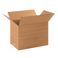 17.25" x 11.5" x 12" Corrugated Multi-Depth Boxes 10, 8, 6"