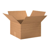 20" x 20" x 12" Corrugated Multi-Depth Boxes 10, 8, 6"