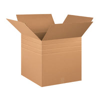 20" x 20" x 20" Corrugated Multi-Depth Boxes 18, 16, 14"