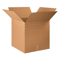 22" x 22" x 22" Corrugated Multi-Depth Boxes 20, 18, 16"