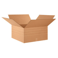 24" x 24" x 12" Corrugated Multi-Depth Boxes 10, 8, 6"