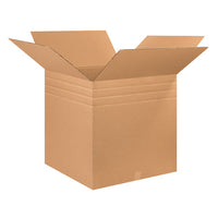 26" x 26" x 26" Corrugated Multi-Depth Boxes 24, 22, 20"