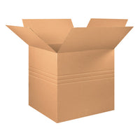 36" x 36" x 36" Corrugated Multi-Depth Boxes 24, 22, 20"