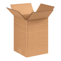 8.5" x 8.5" x 12" Corrugated Multi-Depth Boxes 10, 8"