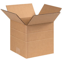 8" x 8" x 8" Corrugated Multi-Depth Boxes 6, 4"