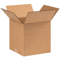 9" x 9" x 9" Corrugated Multi-Depth Boxes 7, 5"