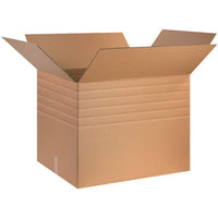 30" x 24" x 24" Corrugated Heavy-Duty Multi-Depth Boxes 22, 20, 18, 16, 14"