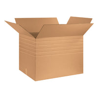 32" x 24" x 24" Corrugated Heavy-Duty Multi-Depth Boxes 22, 20, 18, 16, 14"