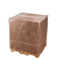 48" x 42" x 48" 1 Mil Clear Pallet Cover & Gaylord Liners