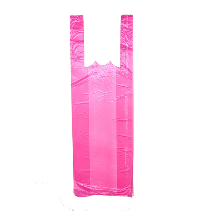 Magenta Plastronic T-Shirt Bag