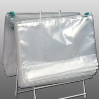 11" X 7" + 3"BG 1.5 Mil LDPE Vented Slide Seal Bags