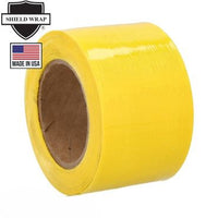 3" x 1000' 80 Gauge Yellow Narrow Width Banding Film