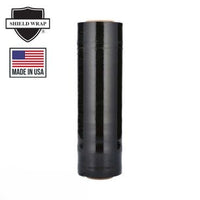 18" x 1500' 80 Gauge Black Hand Wrap Stretch Film