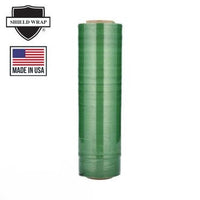18" x 1500' 80 Gauge Green Hand Wrap Stretch Film