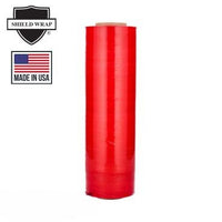 18" x 1500' 80 Gauge Red Hand Wrap Stretch Film