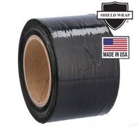 3" x 1000' 80 Gauge Black Narrow Width Banding Film