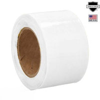 3" x 1000' 80 Gauge White Narrow Width Banding Film