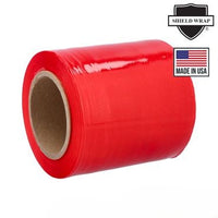 5" x 1000' 80 Gauge Red Narrow Width Banding Film