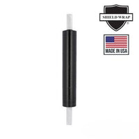 20" x 1000' 80 Gauge Black Hand Wrap Stretch Film (Extended Core)